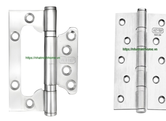 So Sánh Bản Lề Lá và Bản Lề Âm Dương - Cửa Nhựa Giả Gỗ Nên Dùng Loại Nào?