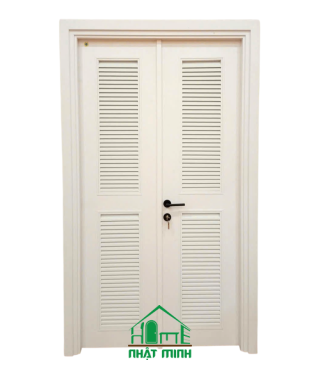 Cửa 2 Cánh Lá Sách Màu Trắng B1