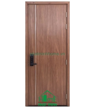 Cửa Gỗ MDF Melamine An Cường Viền 1 Sọc Chỉ Giá Rẻ NM26