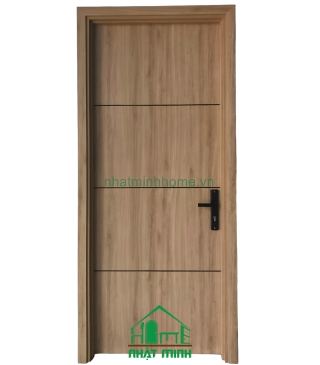 Cửa Gỗ MDF An Cường CNC Chỉ Sơn Đen Giá Rẻ