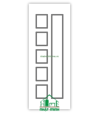 Cửa Nhựa Gỗ Composite Koss Giá Rẻ Mã K13-506