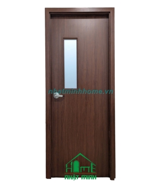 Cửa Nhựa Gỗ Composite Koss Giá Rẻ Ô Kính Mã Q01K