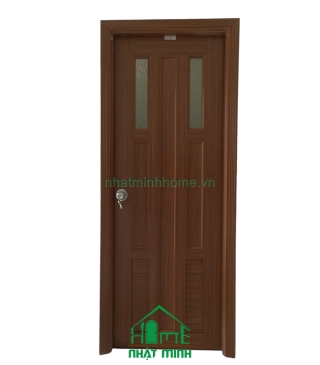 Cửa Nhựa Đài Loan Ghép Thanh Giả Gỗ Giá Rẻ NM108