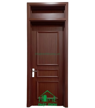 Cửa Nhựa Gỗ Composite Gắn Ô Fix Giá Rẻ NM73