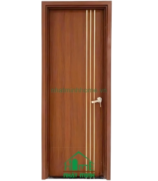 Cửa Nhựa Gỗ Composite 3 Sọc Chỉ Giá Rẻ NM85