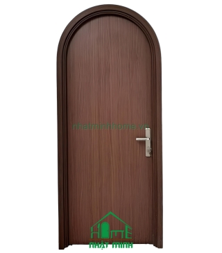 Cửa Vòm Nhựa Gỗ Composite Cánh Phẳng NM35