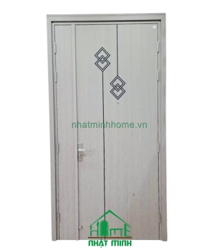 Cửa Nhựa Gỗ Composite Sungyu 2 Cánh MBC Màu B1