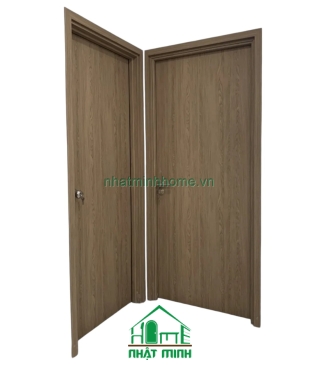 Cửa Nhựa Gỗ Composite Cánh Phẳng Giá Rẻ NM121