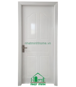 Cửa Nhựa Gỗ Composite Sungyu Sơn PU Trắng Giá Rẻ NM107