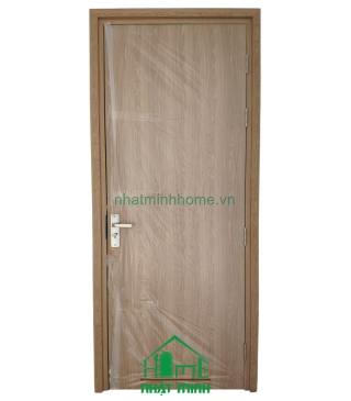 Cửa Nhựa Gỗ Composite Cánh Phẳng Giá Rẻ NM124