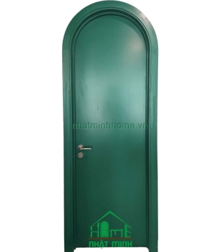 Cửa Vòm Gỗ MDF Sơn Màu Xanh NM01