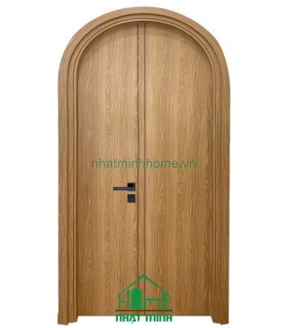 Cửa Vòm Nhựa Gỗ Composite 2 Cánh Giá Rẻ NM61