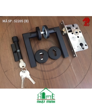 Khóa Phân Thể Tay Gạt Jeely Đen 2205B