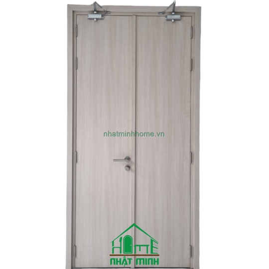Cửa 2 cánh nhựa gỗ Composite