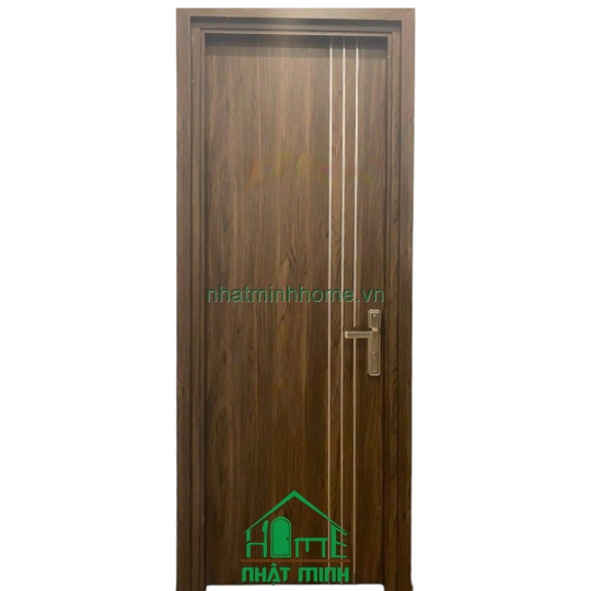 Cửa Gỗ MDF An Cường Viền 3 Sọc Chỉ Giá Rẻ NM30