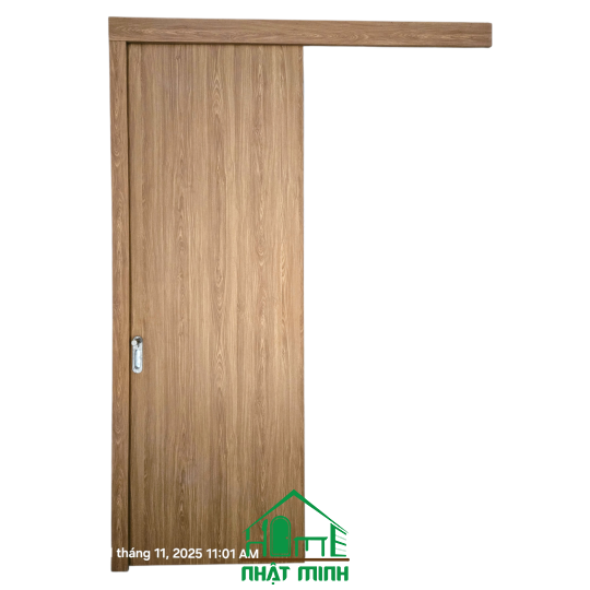 Cửa Lùa Nhựa Gỗ Composite Cánh Phẳng - Mã L1C.B6 AGP