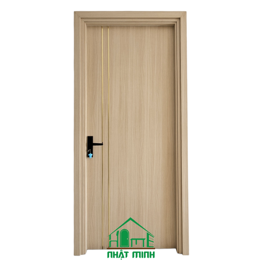 Cửa Nhựa Composite AGP – Mã Màu B1 (Chạy Chỉ Nhôm Vàng)