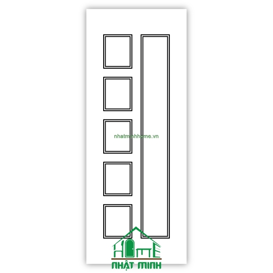 Cửa Nhựa Gỗ Composite Koss Giá Rẻ Mã K13-506