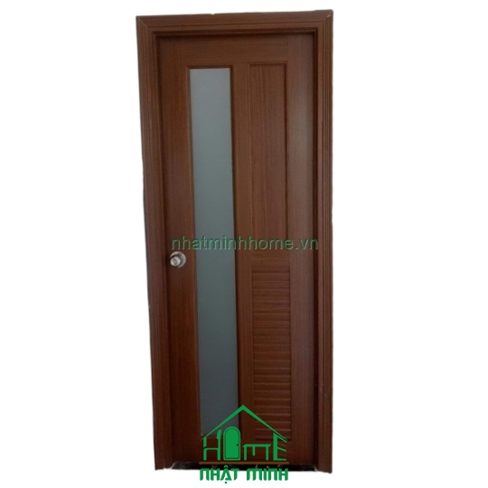 Cửa Nhựa Đài Loan Ghép Thanh Giả Gỗ Giá Rẻ NM99