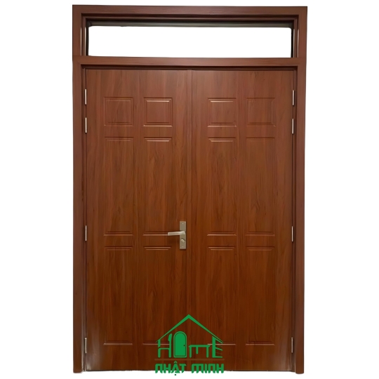 Cửa nhựa gỗ Composite 2 Cánh Ô Fix