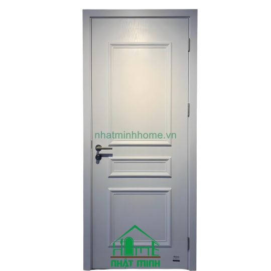 Cửa Nhựa Gỗ Composite Phào Chỉ Trắng Giá Rẻ NM84