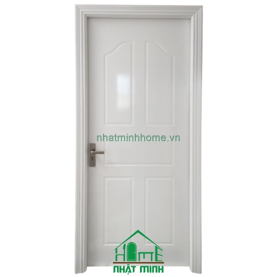 Cửa Nhựa Gỗ Composite Sungyu Sơn PU Trắng Giá Rẻ NM107