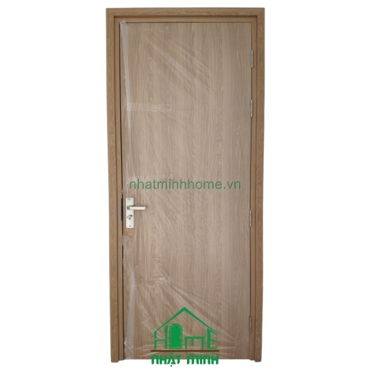 Cửa Nhựa Gỗ Composite Cánh Phẳng Giá Rẻ NM124