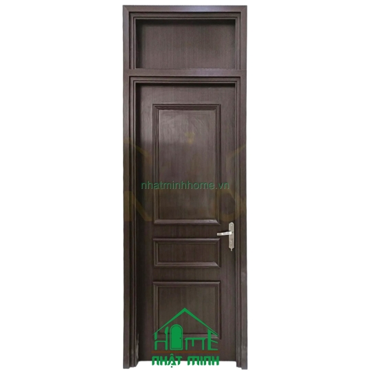 Cửa Nhựa Gỗ Composite Phào Chỉ Nổi Gắn Ô Fix Cao NM92