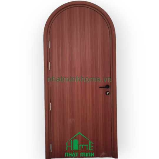 cửa vòm nhựa gỗ composite nm33